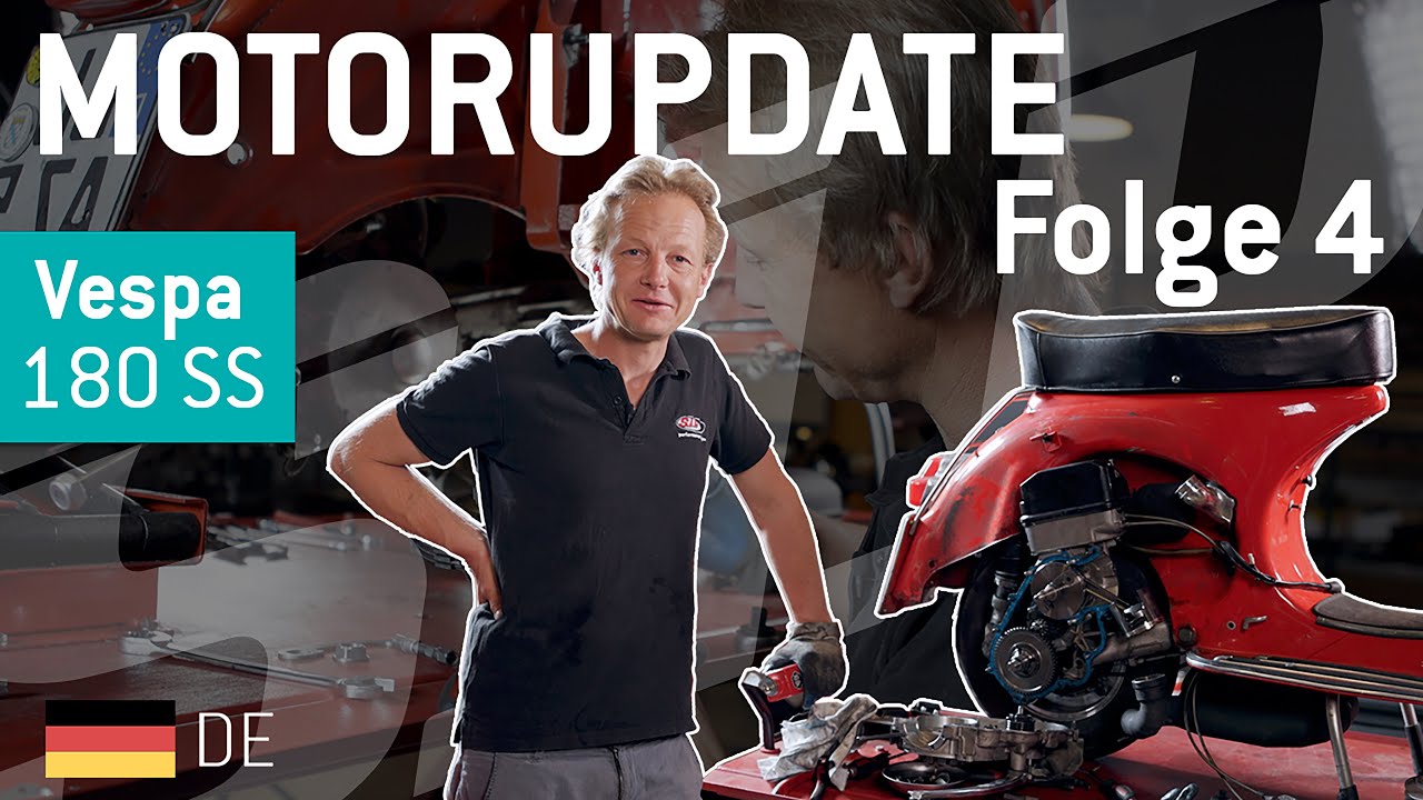 VESPA 180 SS Tourenroller | Motor-Demontage und Verschleißcheck 🛵 | Folge 4 | SIP {deutsch}