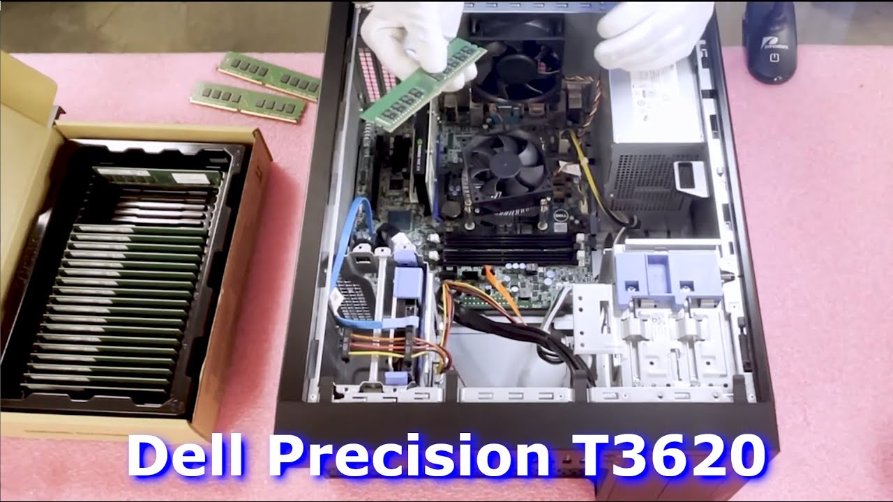 Рабочая станция Dell Precision T3620 Tower | Варианты модернизации памяти | Как установить и наст...