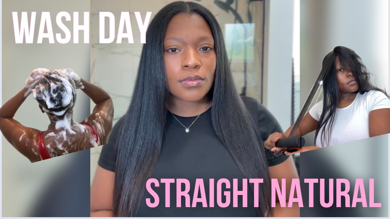 Wash Day Routine | Straight Natural