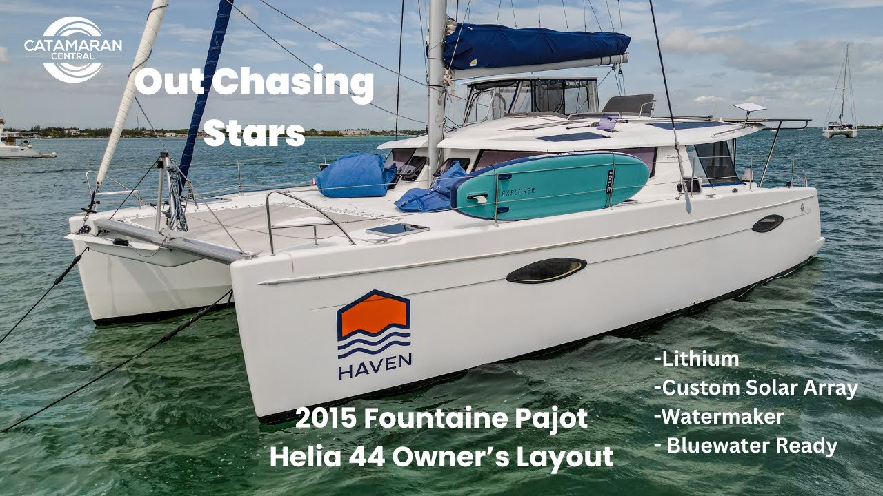2015 Fountaine Pajot Helia 44 Owner's Version Walkthrough w/ Commentary