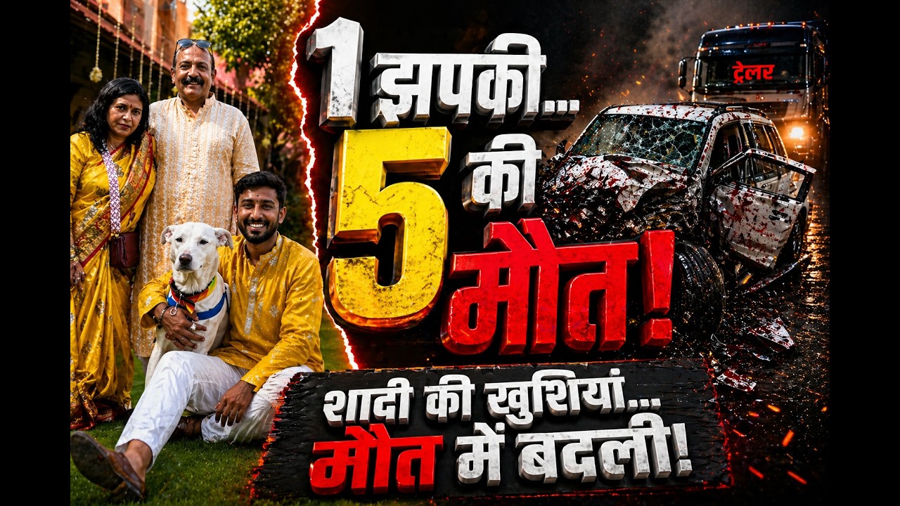 Mau News : एक झपकी ने खत्म किया पूरा परिवार! बेटी की शादी से लौट रहे 5 लोगों की मौत