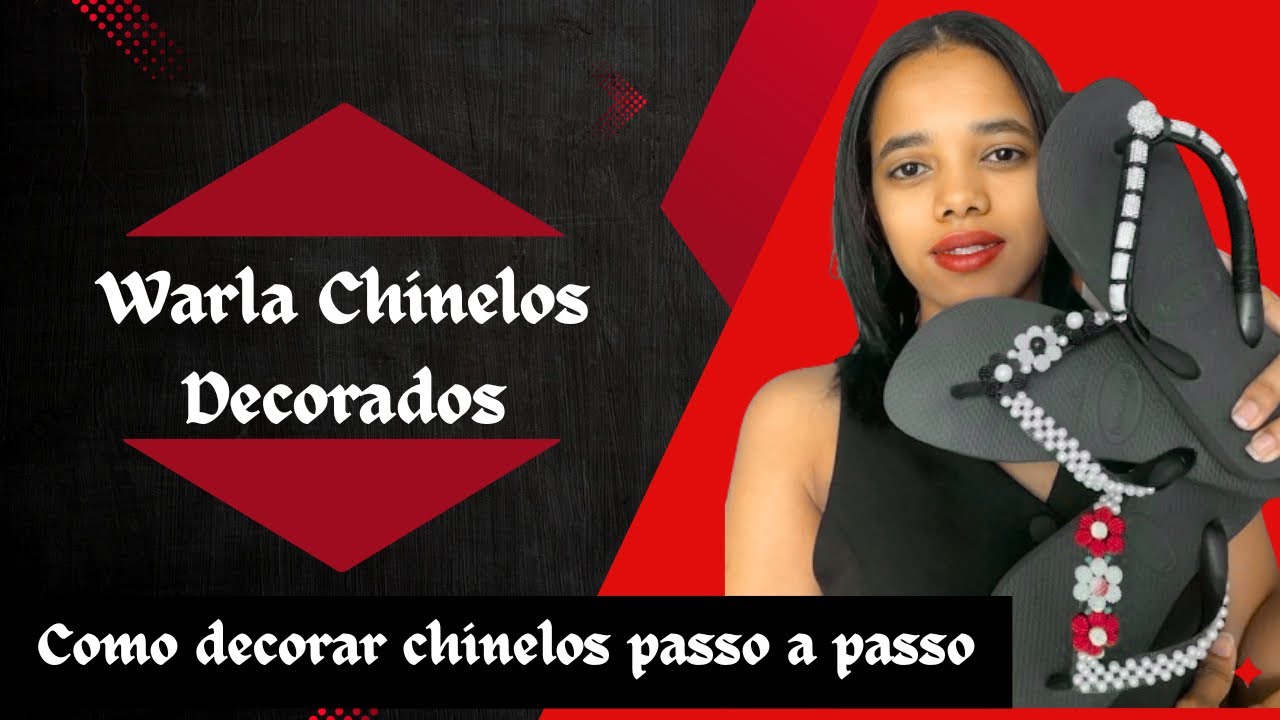 Como fazer chinelos decorados , como fazer chinelos customizados, como fazer chinelos personalizados