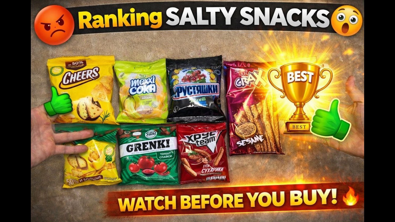 Top 6 Salty Snacks – Don’t Buy Before Watching This! ⚠️