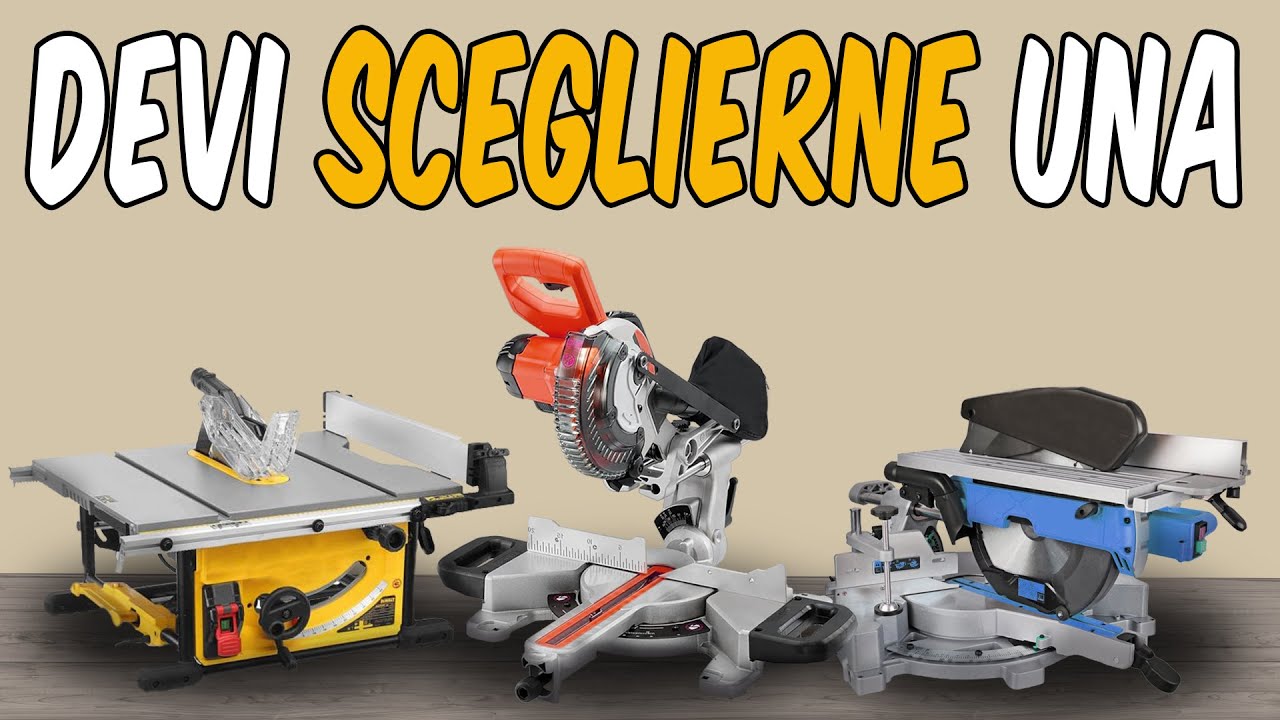 Troncatrice o banco sega? Cosa scegliere? | Tutorial attrezzi Falegameria