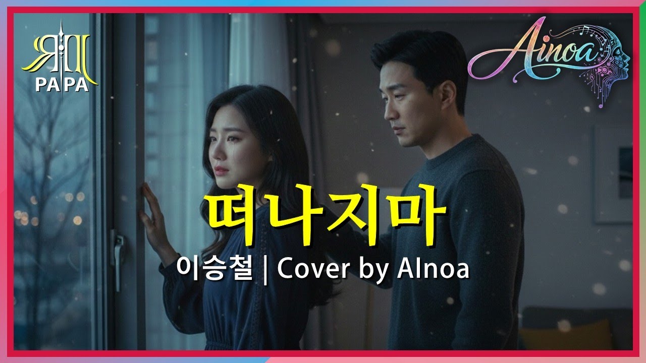 떠나지마 - 이승철 | Cover by AInoa (가사/Lyrics) | High Quality Audio