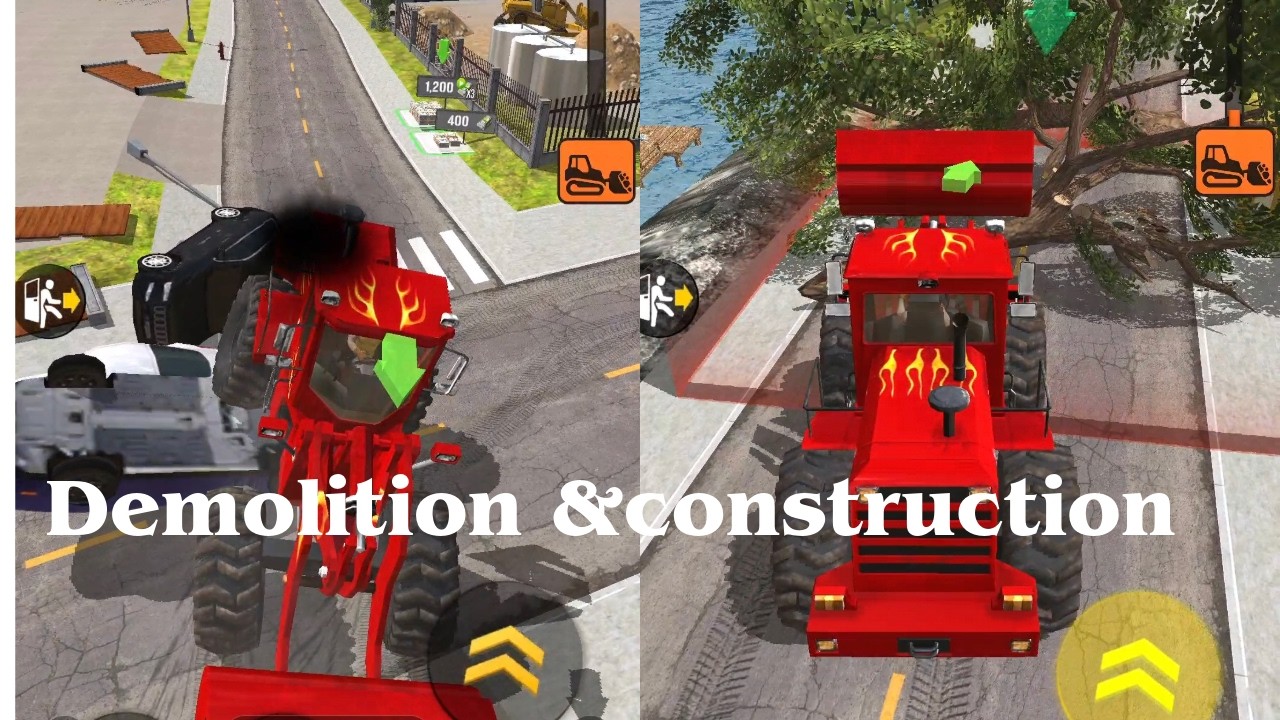 demolition and construction game 14 #shorts #games #jcbvideo #gaming #viral game360yt  game360yt