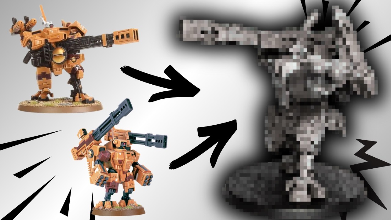 Retro XV88 Broadside Battlesuit Conversion - Warhammer 40k - Tau Empire