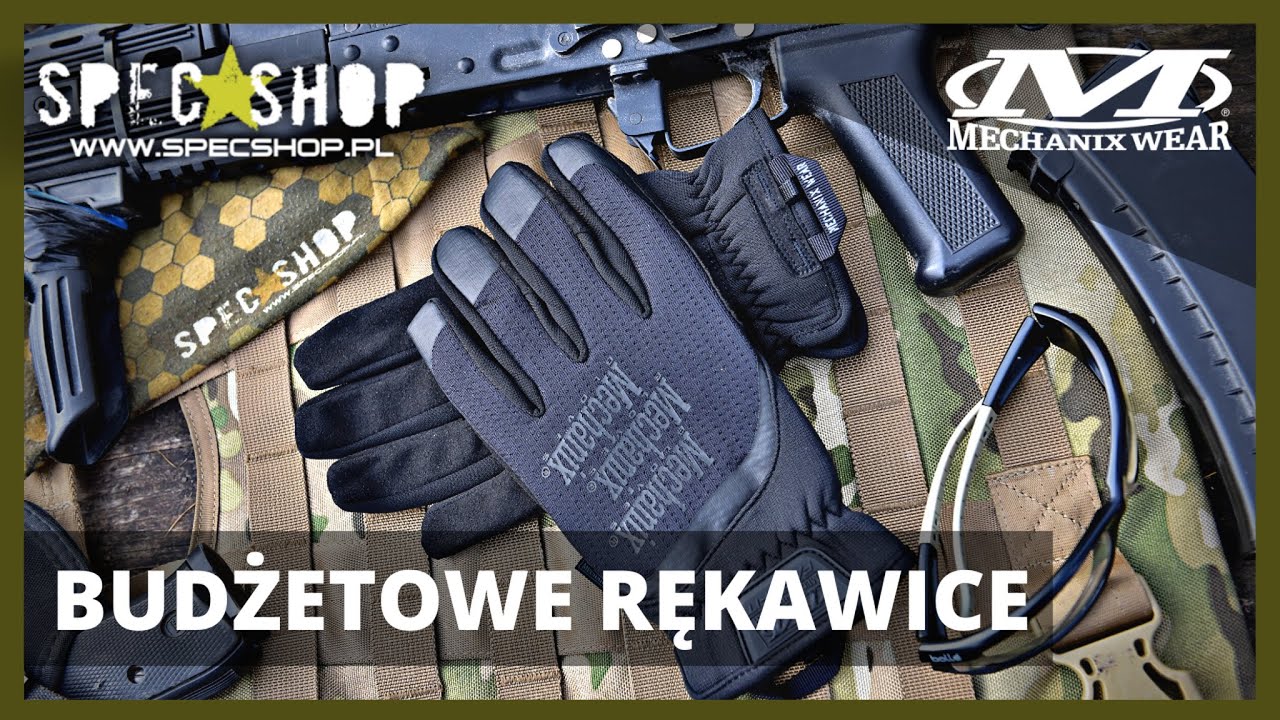 RĘKAWICE taktyczne MECHANIX | Modele Original i FastFit | SpecShop.pl