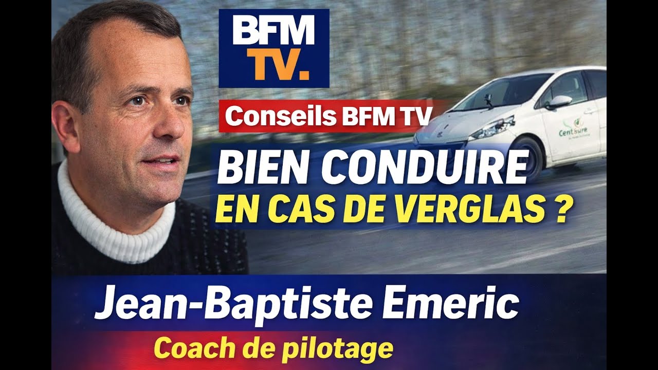 Verglas et conduite : erreurs à éviter et bons gestes | Intervention BFM TV avec JB EMERIC