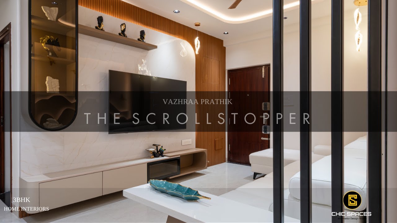 3BHK Vacation Home Tour at Vazhraa Pratik | Calm, Elegant & Luxurious Interiors by Chic Spaces