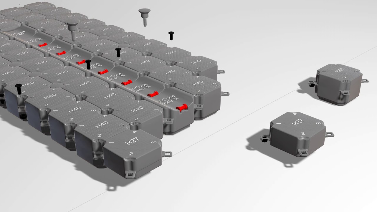 BulDock - Modular Floating Pontoon Dock |  Boat Slider 650 - Assembling Instructions