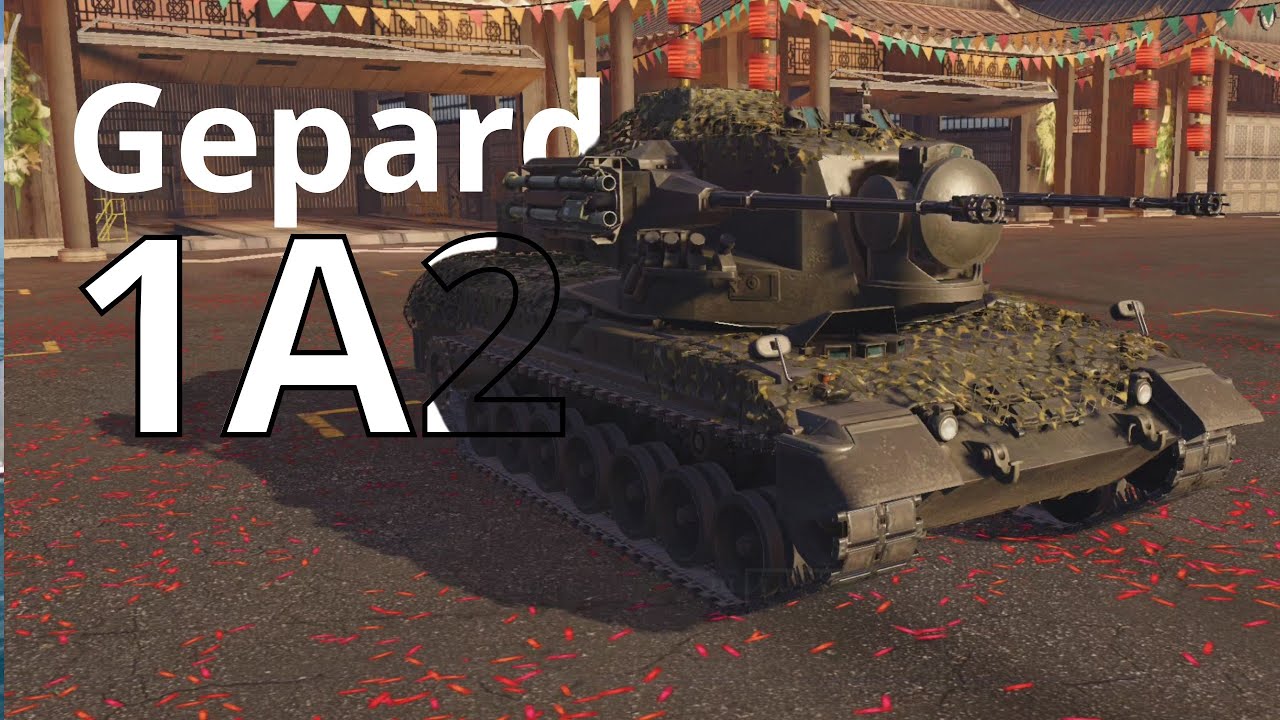 Gepard 1A2 Full Upgrade Mk3 - SPAA Using Tank Chasis - MWT: Tank Battles