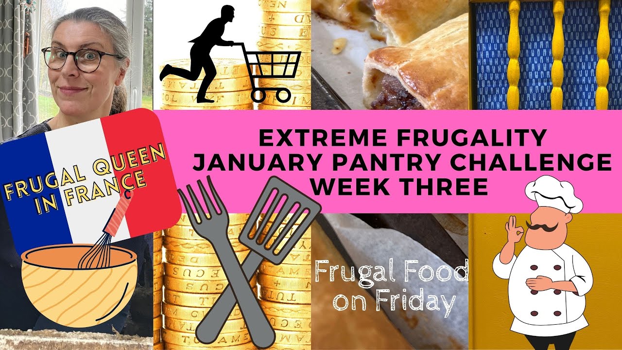 January Pantry Challenge Week Three - Extreme Frugality #batchcooking #foodhaul #pantrychallenge