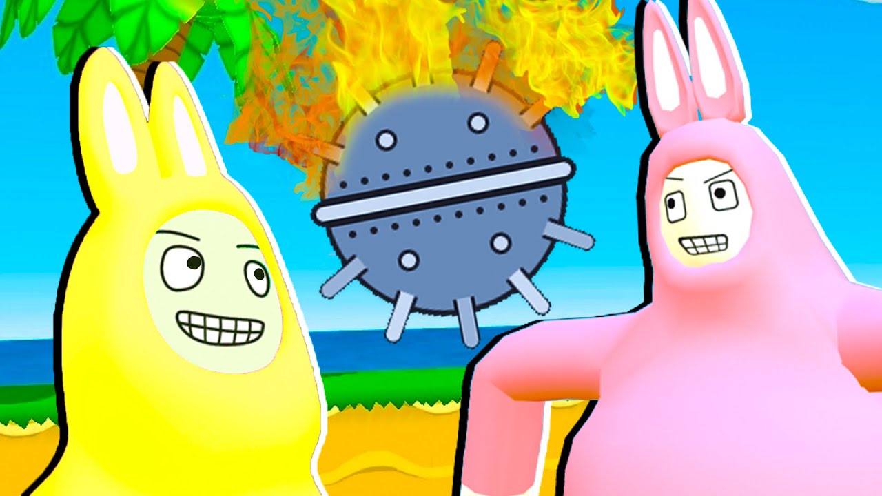 ТОТАЛЬНЫЙ УГАР С МОРСКОЙ МИНОЙ! Super Bunny Man