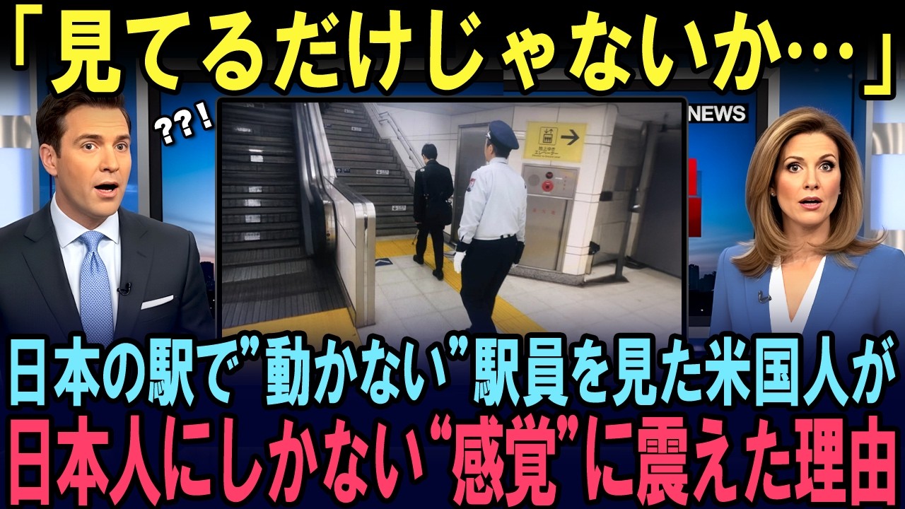 【海外の反応】「日本の駅員、冷たすぎる…」日本の駅で失望した米国人女性が5秒後に目撃した光景に言葉を失った理由