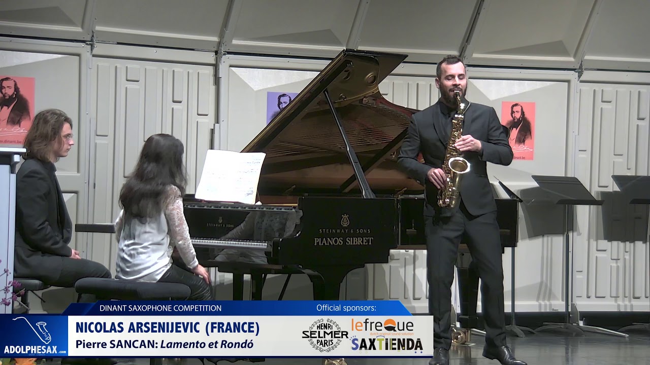 Nicolas Arsenijevic (France) -  Lamento et Rondó by Pierre Sancan (Dinant 2019)