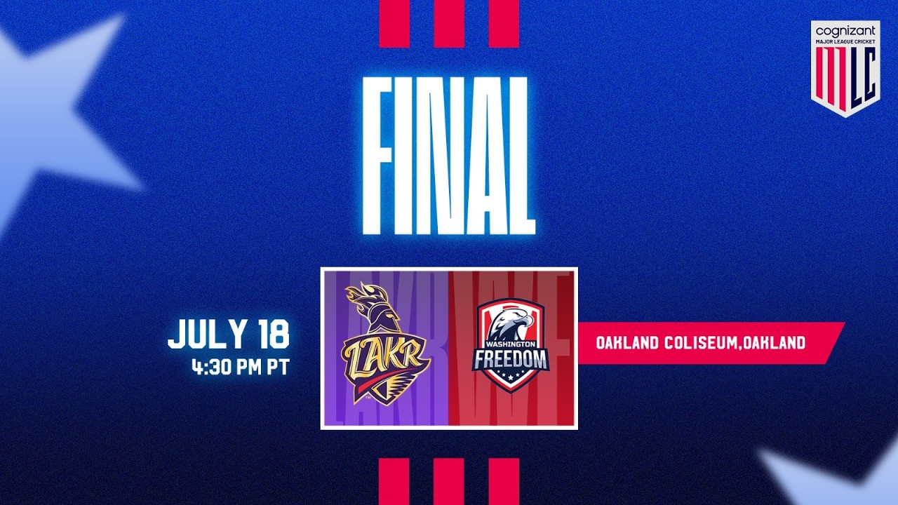 LIVE | FINAL | LA Knight Riders vs Washington Freedom | Cognizant Major League Cricket 2026