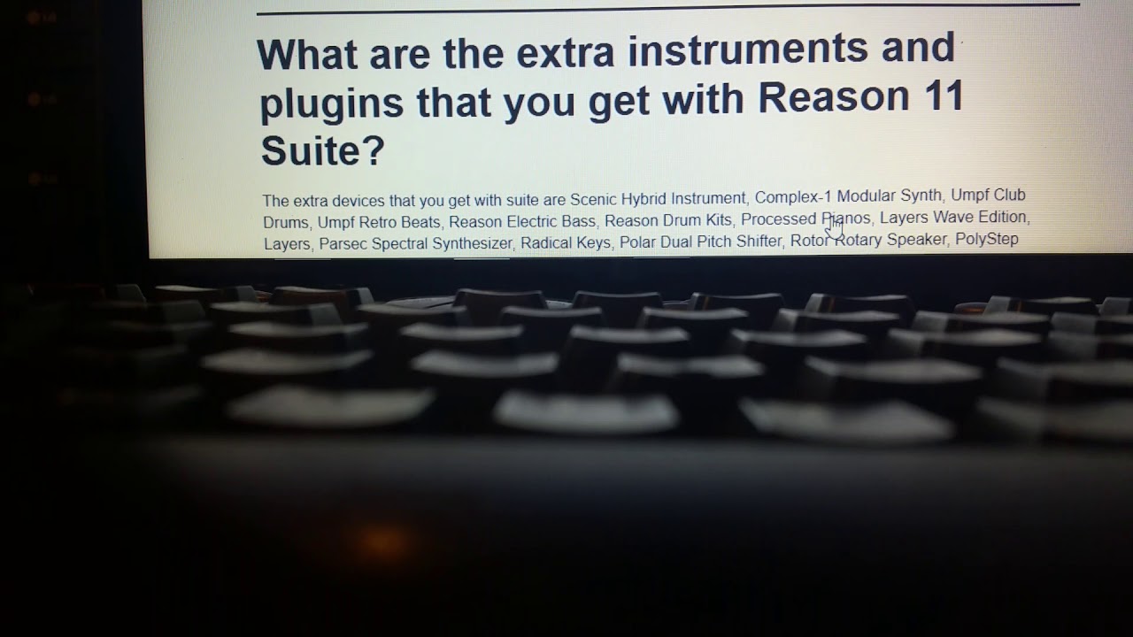 Reason 11 upgrade FAQS!