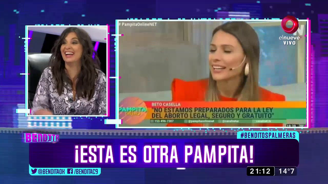 ¡Esta es otra Pampita!