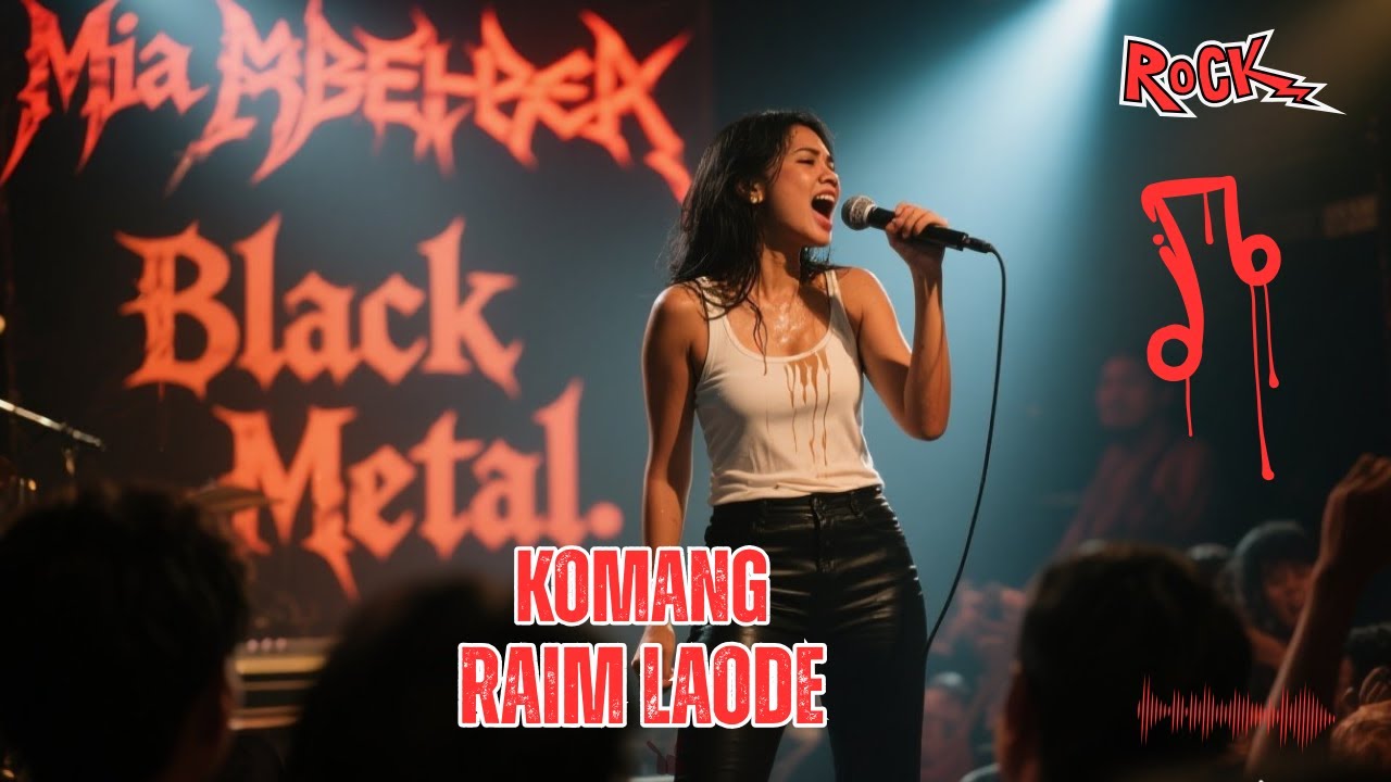KOMANG - RAIM LAODE 🤘🔥 Black Metal Cover MIA🎸🖤 ROCK VERSI CADAS 😈🎧  Viral  2026 Indonesia