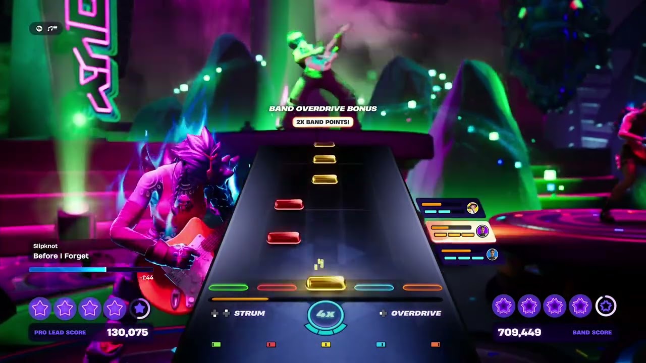 Fortnite Music Festival: Before I Forget - Slipknot Expert Pro Lead+ Guitar 98%