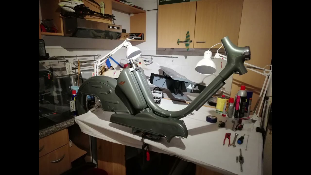 Komplett Restaurierung Zündapp Combinette 422 Combimot 1956