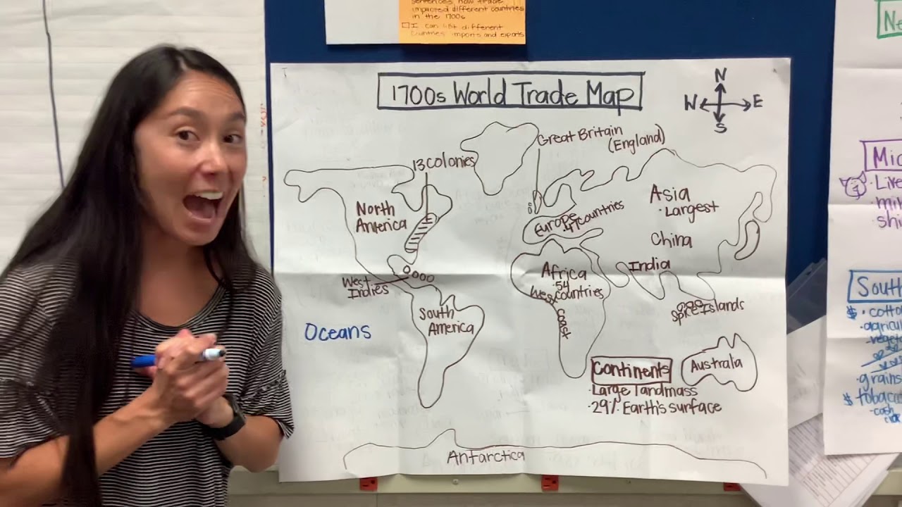 1700s World Trade Map 1