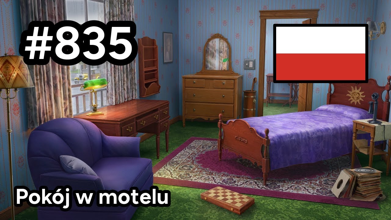 #835 🇵🇱 (📕3-📄17-5) - Pok&oacute;j w motelu - June's Journey