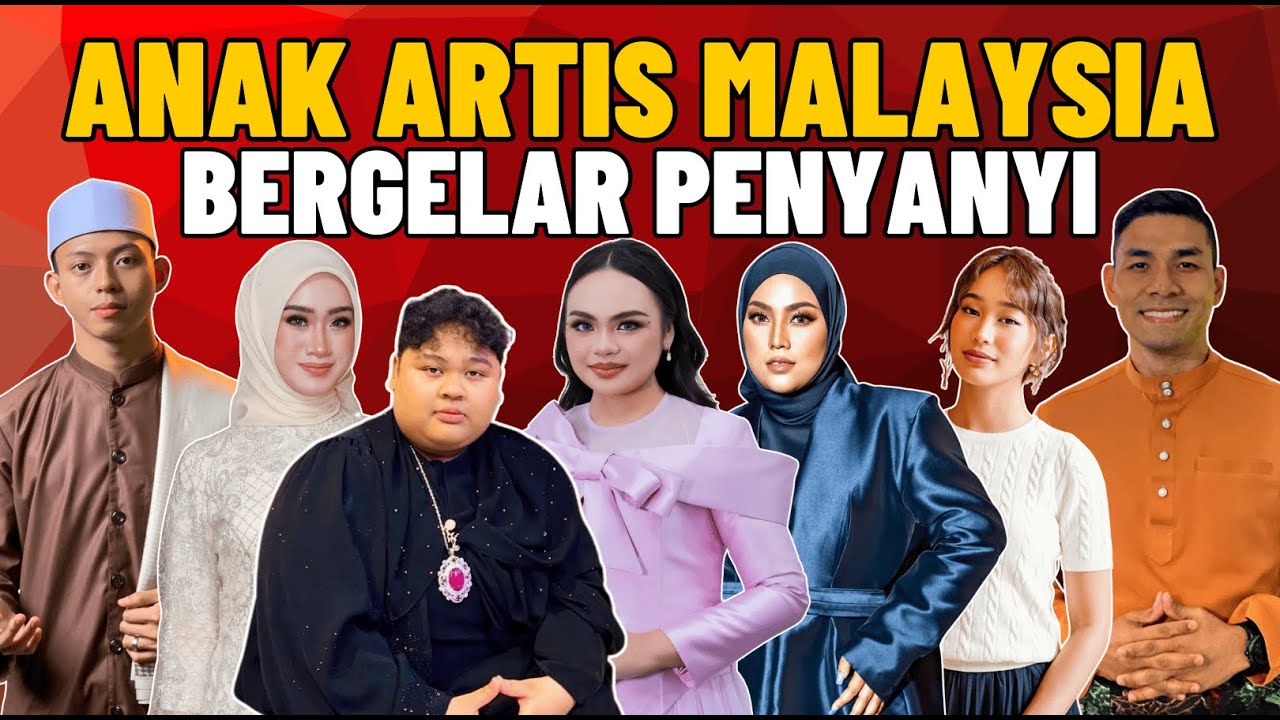 27 Anak Artis Malaysia Bergelar Penyanyi, Ada Yang Menang Anugerah AIM