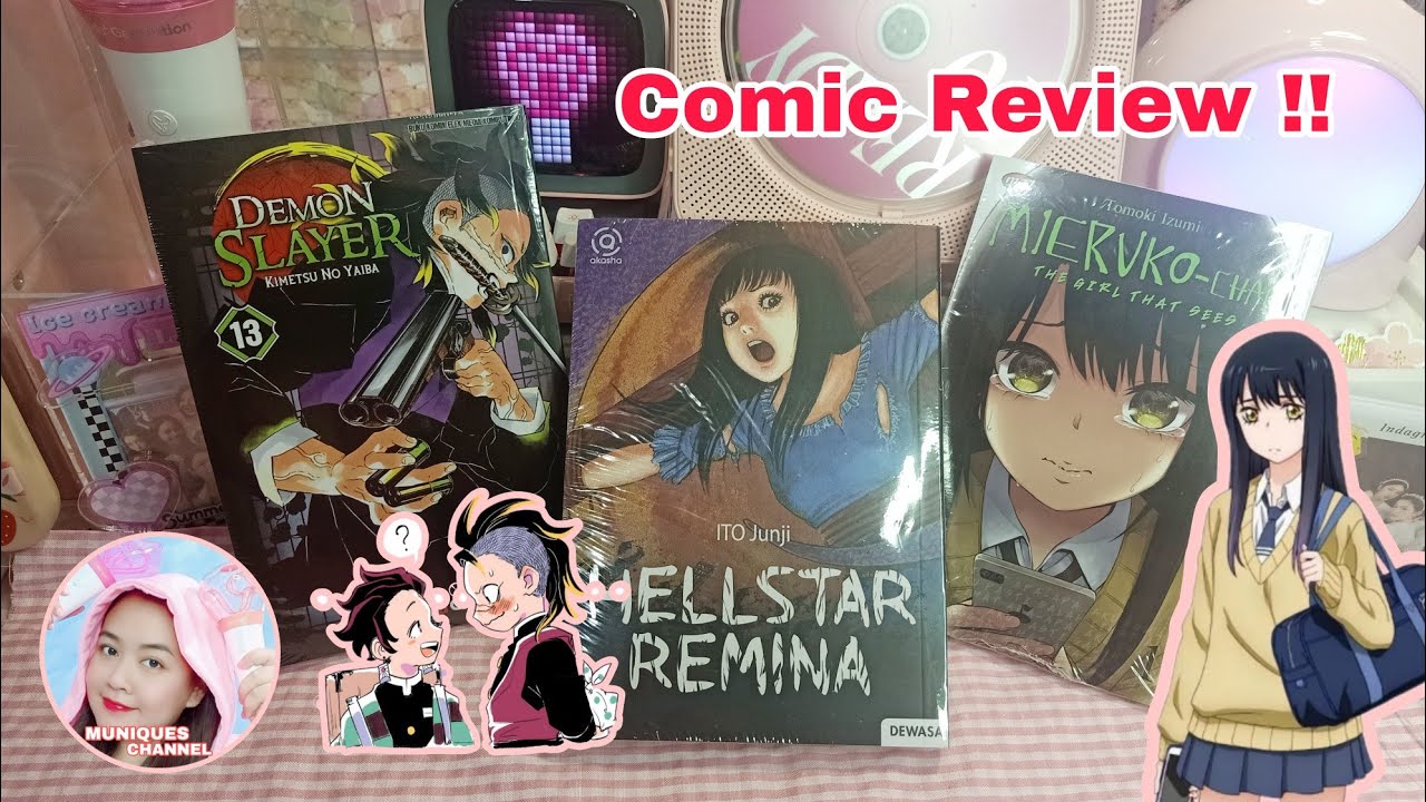 Review Komik Hellstar Remina -  Mieruko Chan - Demon Slayer 13 - Manga Junji Ito