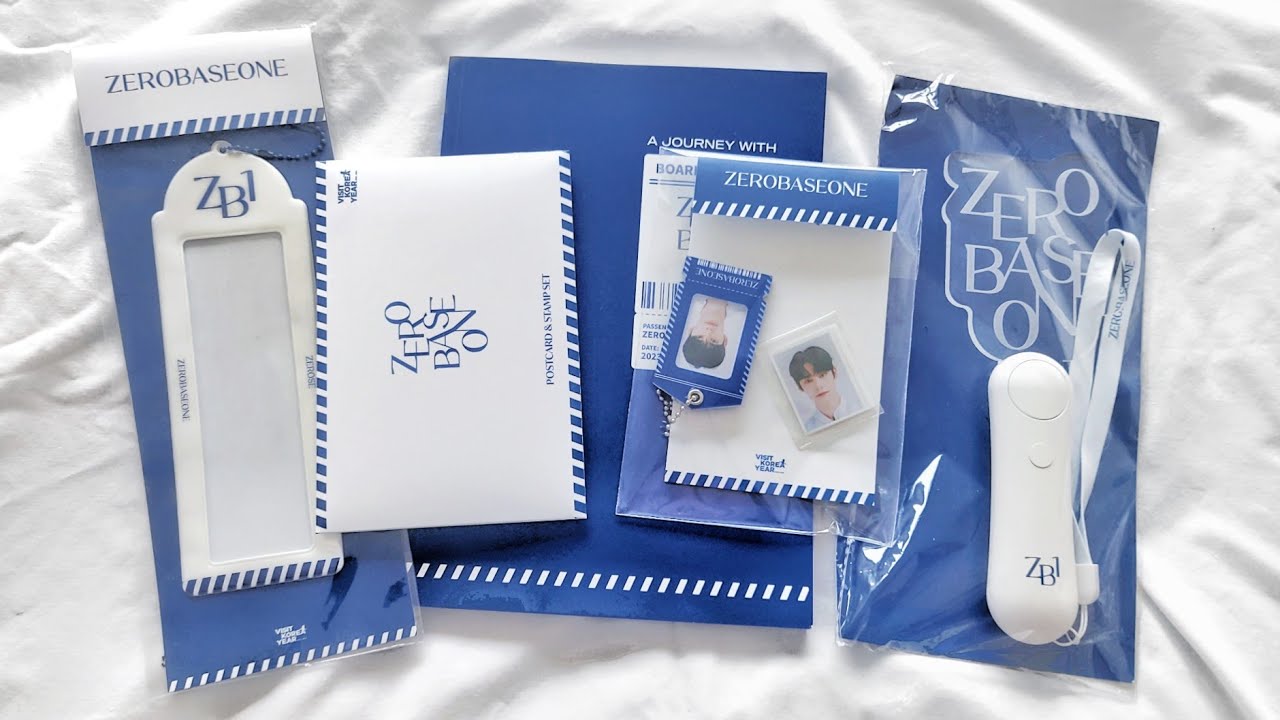 ✧ ZEROBASEONE 제로베이스원 Pop-Up Store + Fancon MD Unboxing (Lightstick, Photobook, Keyrings + More ) ✧
