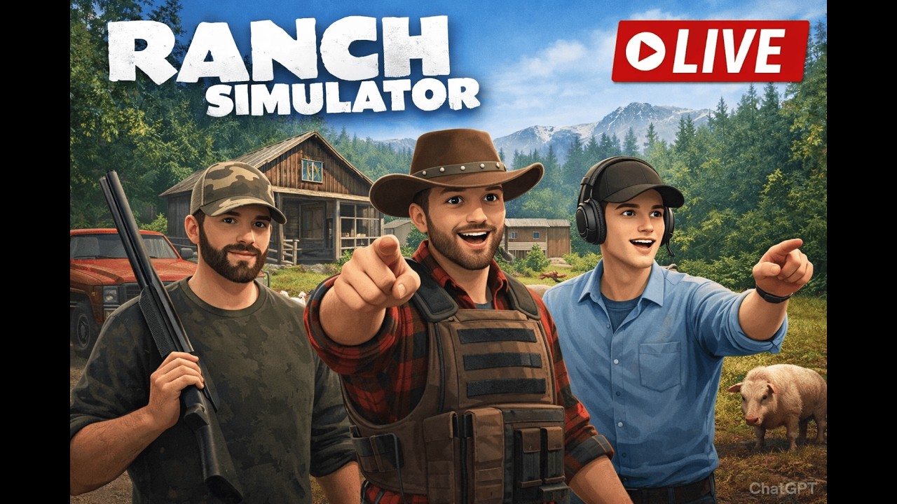 🔥 LIVE: Ranch Simulator With Friends | Chaos on the Farm! 🚜