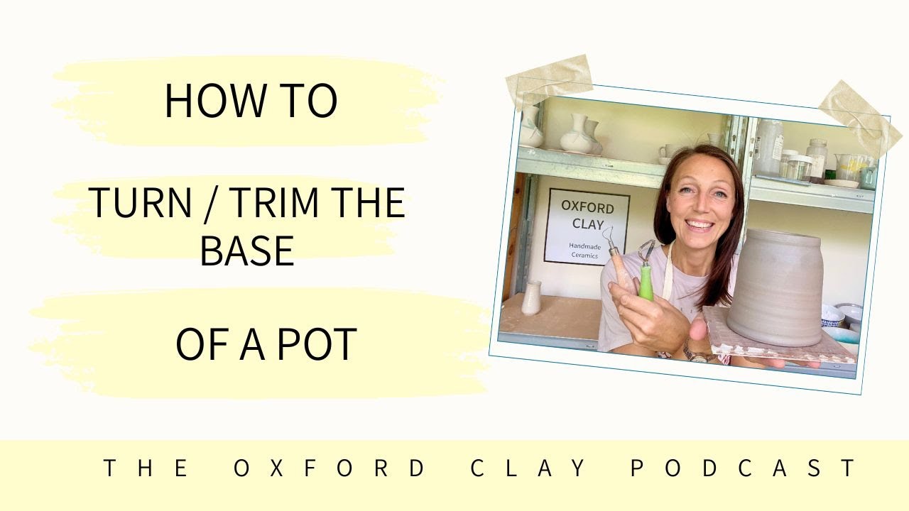 How to Turn or Trim the Base of a Pot