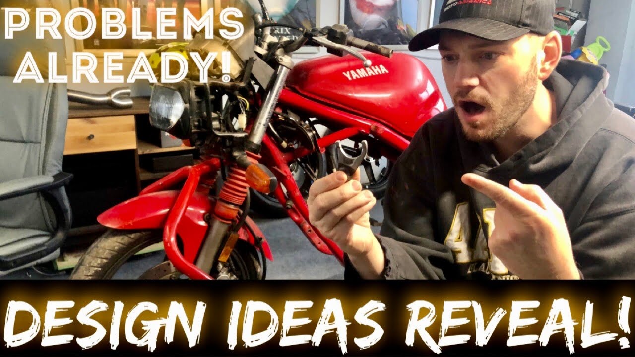 Wrecked Bike Rebuild Yamaha XJ 600 Pt 2 BAD NEWS (Also Help Me Design It)