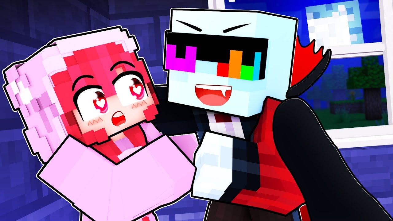 Playing as a Protective Vampire in Minecraft