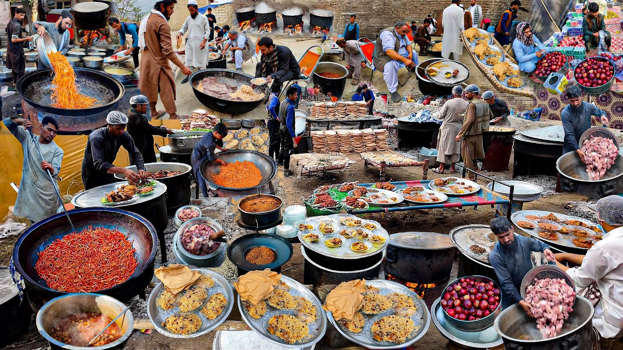 Biggest Marriage Ceremony in Afghanistan | Kabuli Pulao preparation for 5000 People