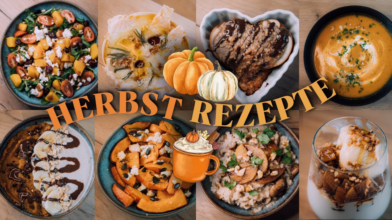 25 HERBSTLICHE REZEPT-IDEEN + neues Kochbuch // JustSayEleanor (Kürbis, gesund, schnell & einfach)