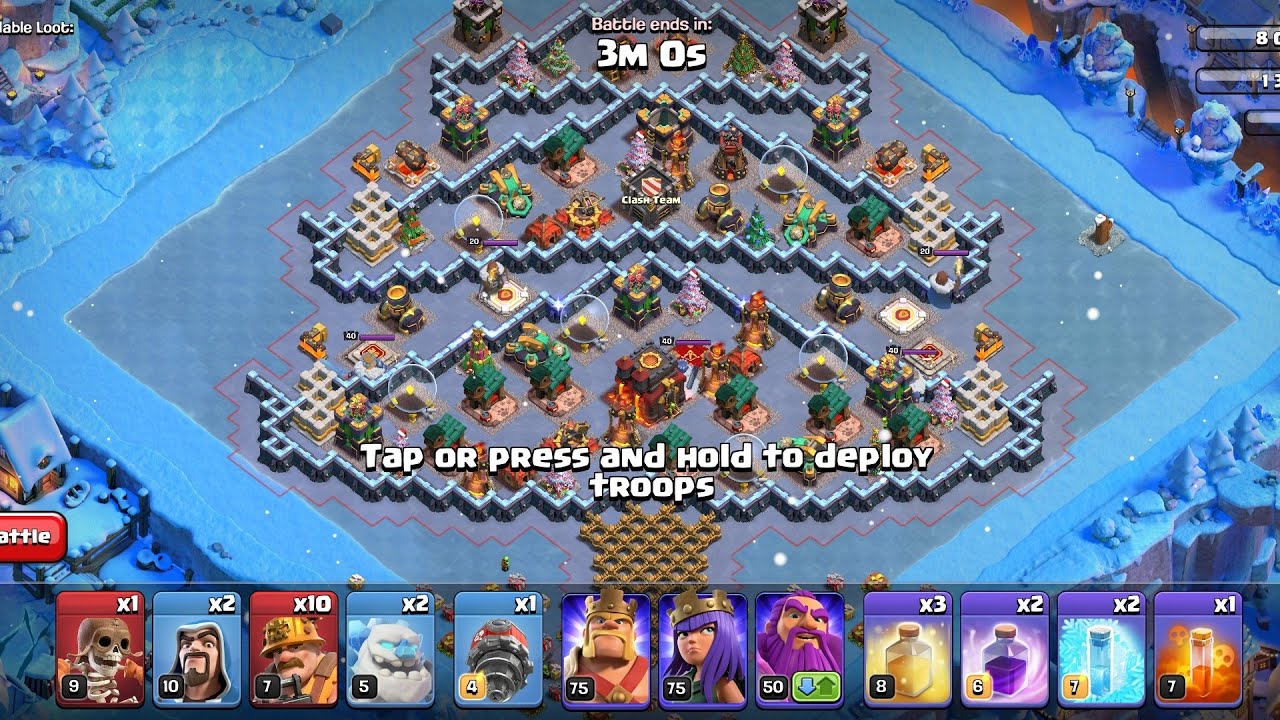 How to Complete Jolly Clashmas Challenge 1 Event in Clash of Clans