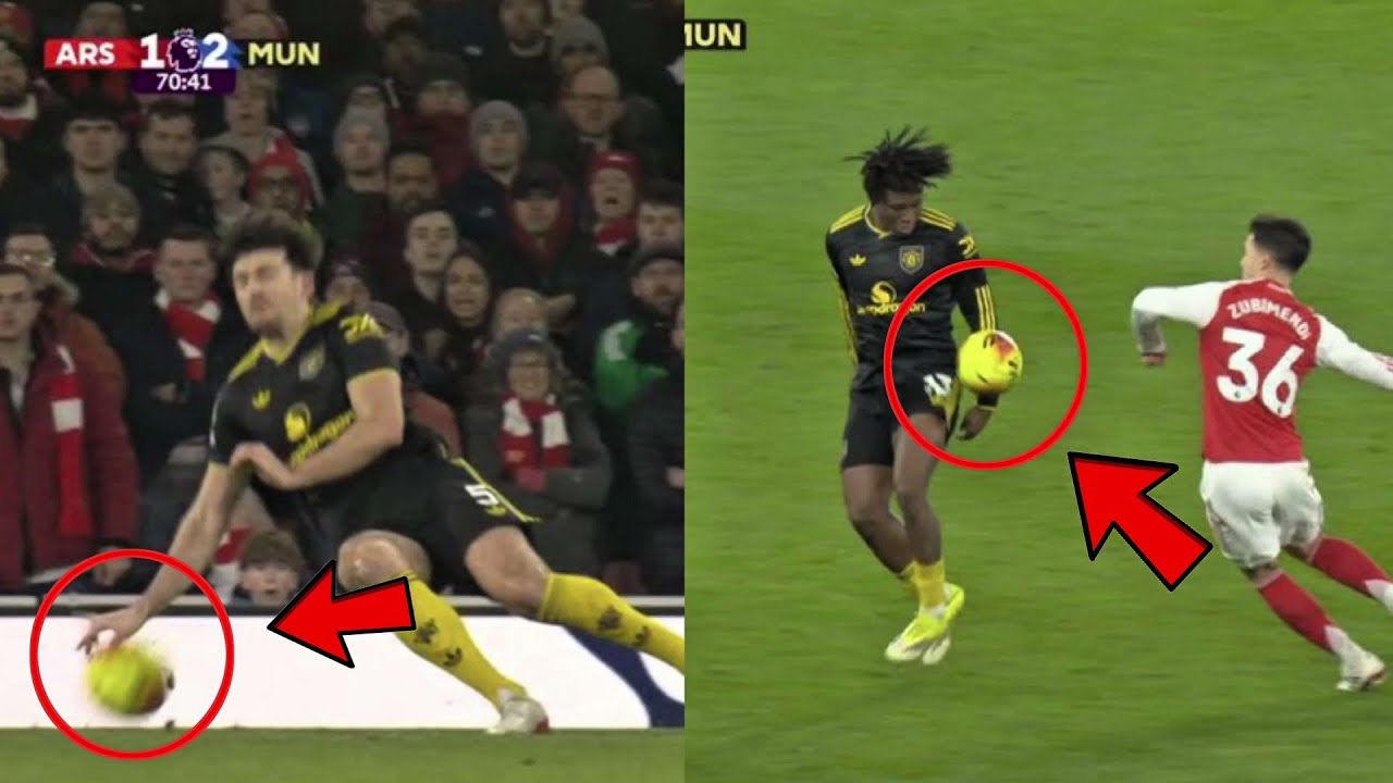 Dorgu Goal & Maguire Handball Controversy Vs Arsenal | Manchester United Vs Arsenal 3-2 