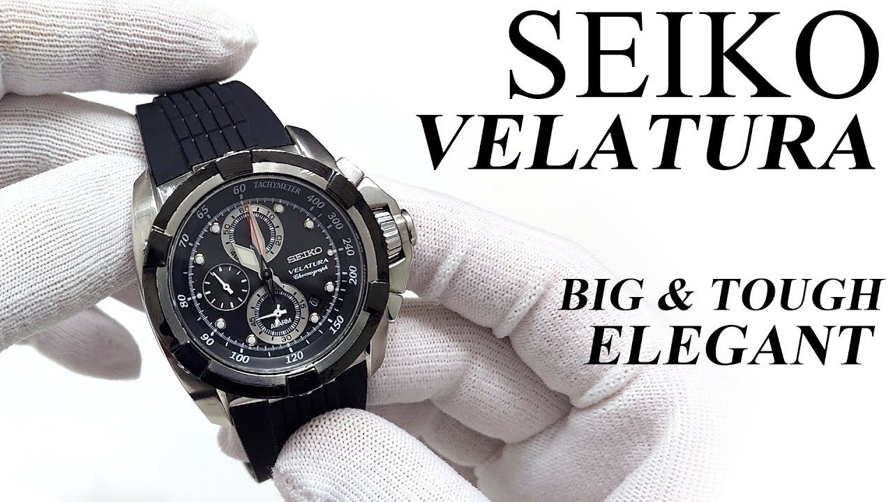 Seiko Velatura Chronograph Big & Tough also Elegant  !