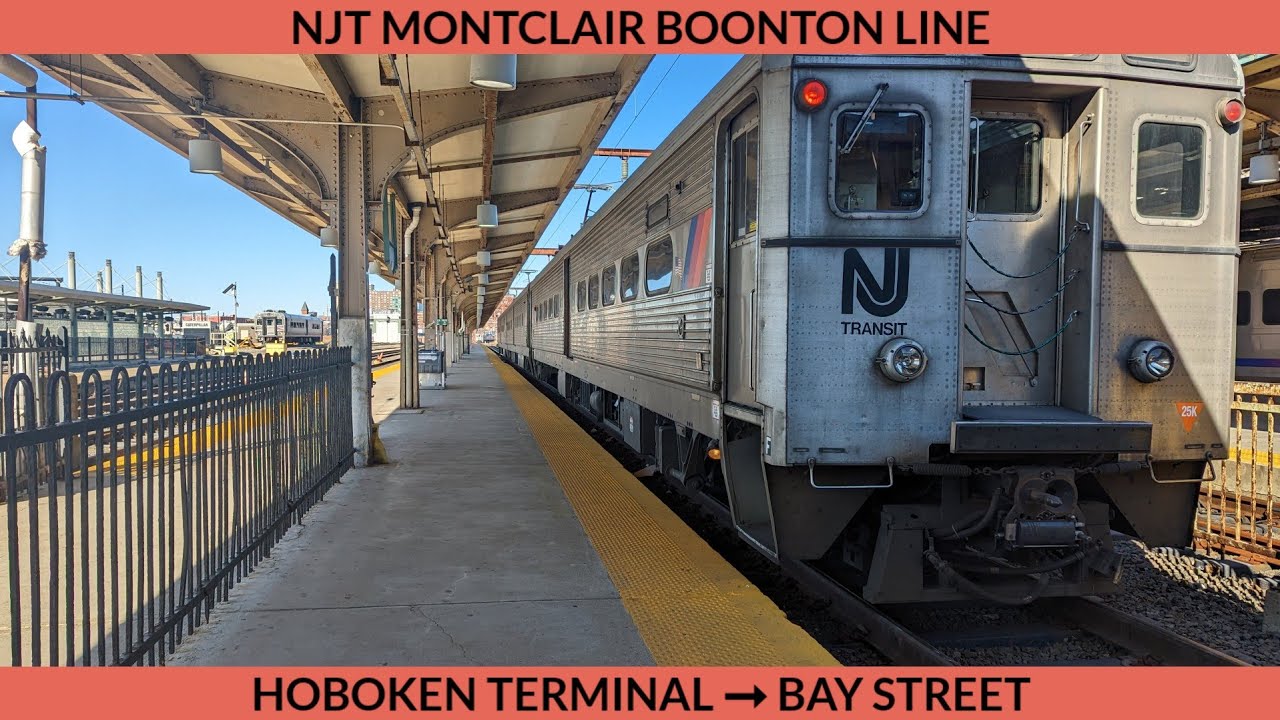 On Board NJT Montclair Boonton Line train #0519 (Hoboken Terminal - Montclair Bay Street) (4/2/2023)
