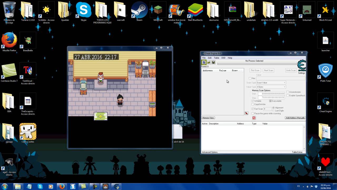 Como hackear pokemon edicion reloaded I Cheat Engine