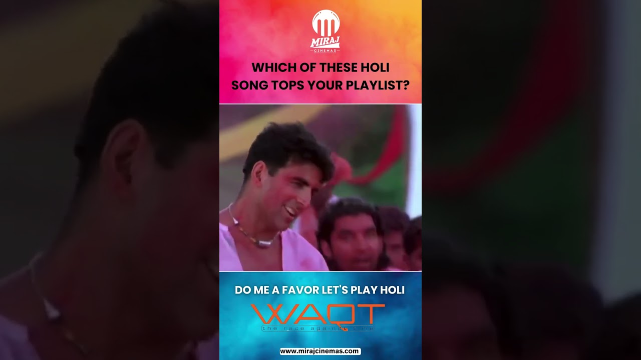 Holi Songs | Bollywood Songs | Miraj Cinemas