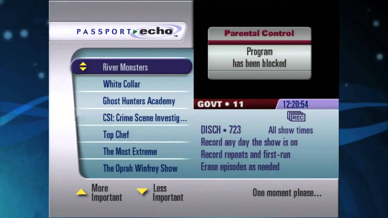Series Manager Cox Advanced TV with DVR
