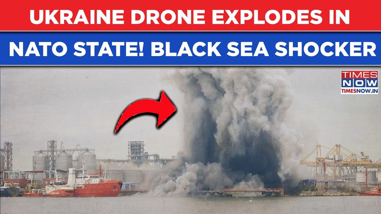 Ukrainian Sea Drone Explodes At Romanian Port After Losing Control Amid Black Sea Tensions