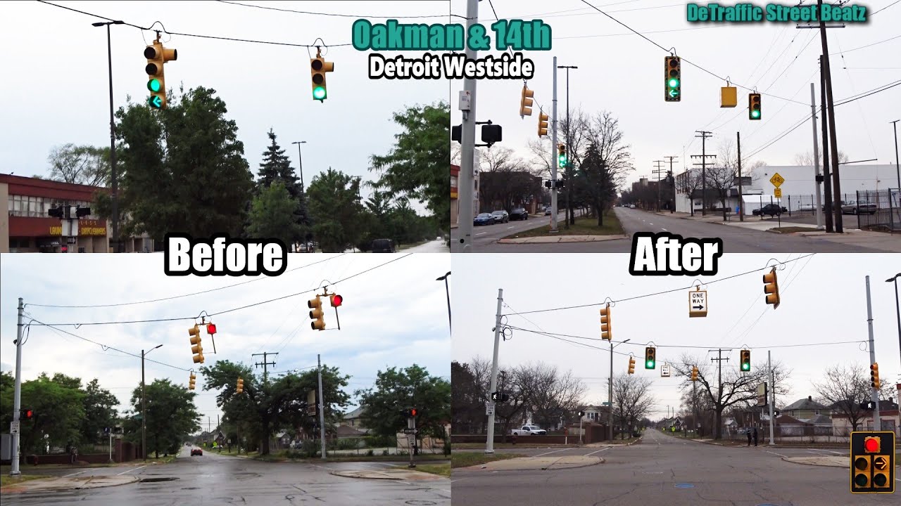 New Left Turn Arrow Traffic Lights Upgrade | Oakman & 14th