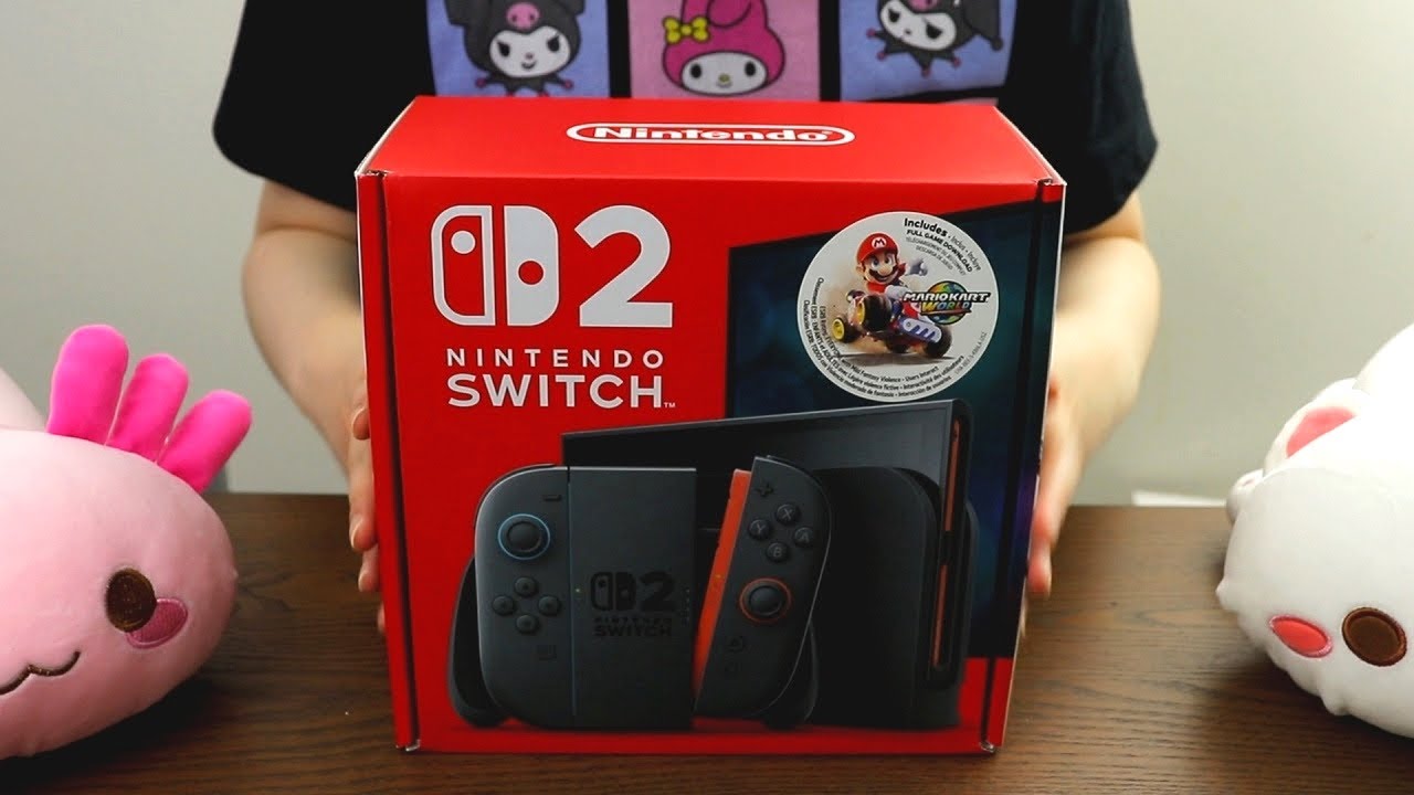 Nintendo Switch 2 Unboxing ASMR