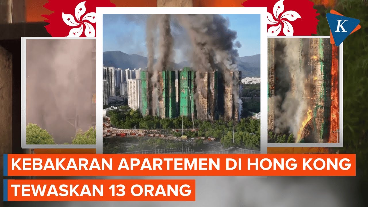 Kebakaran 7 Gedung Apartemen di Hong Kong, 13 Orang Tewas