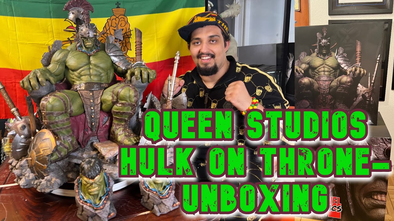 Queen Studios Hulk on Throne- Unboxing
