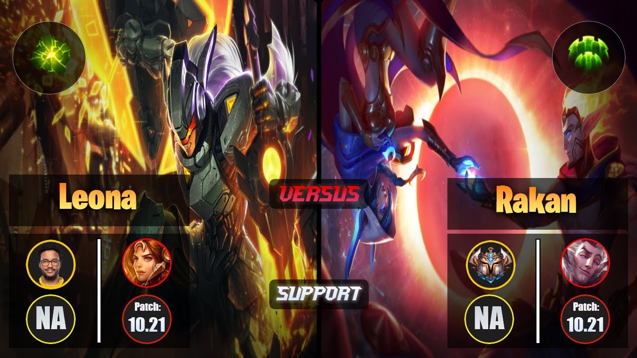 Aphromoo LEONA (Support) [Aftershock] VS RAKAN - Challenger NA Patch 10.21